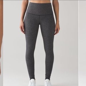 Lululemon gray Wunder Under high waisted